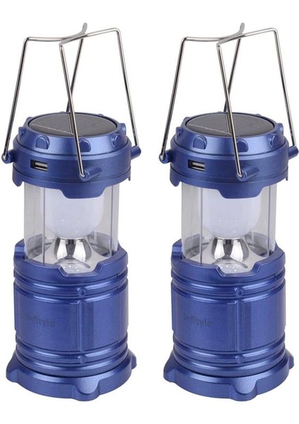 Kamp Lambası Solar Şarjlı Kızaklı Kamp Feneri LED Lamba Işıldak fırsatları