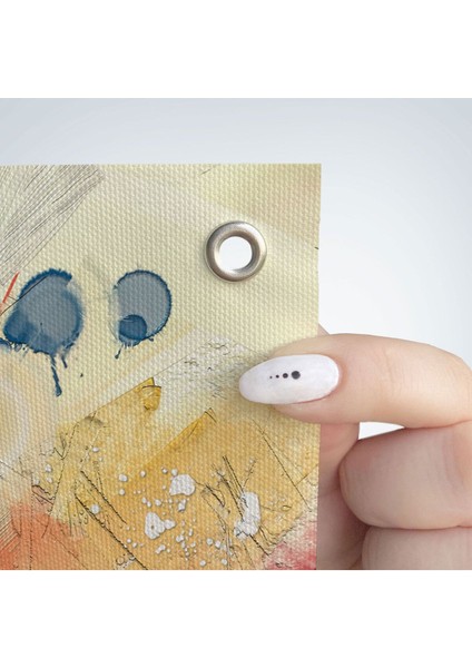 Duvar Örtüsü Soyut Yağlıboya Görünümlü Kaliteli Kanvas Duvar HALISI-4017 indirimleri