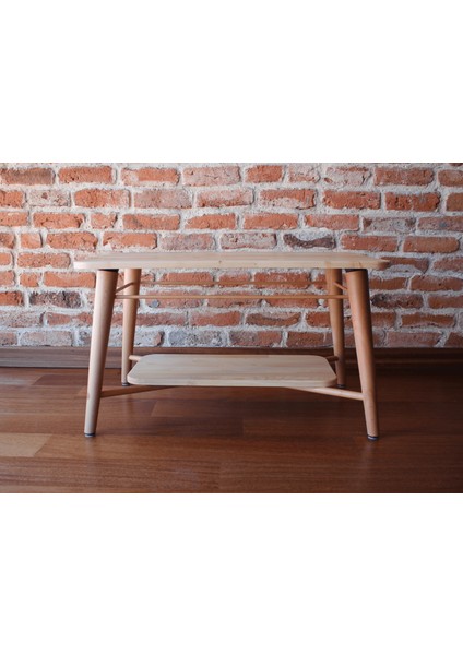 Masif Doğal Ahşap Iskandinav Stil Ham Renk Dikdörtgen Orta Sehpa modelleri