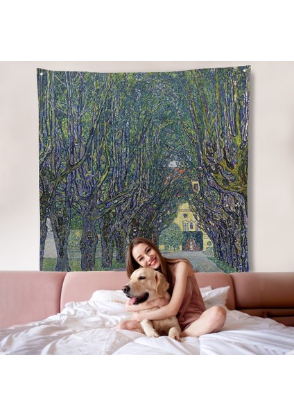 Allee At Schloss Kammer, Gustav Klimt Duvar ÖRTÜSÜ-8342