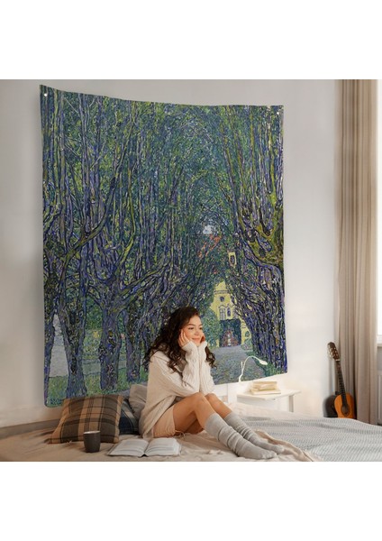 Allee At Schloss Kammer, Gustav Klimt Duvar ÖRTÜSÜ-8342 fiyatları