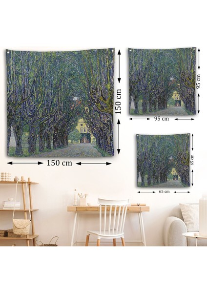 Allee At Schloss Kammer, Gustav Klimt Duvar ÖRTÜSÜ-8342 fırsatları