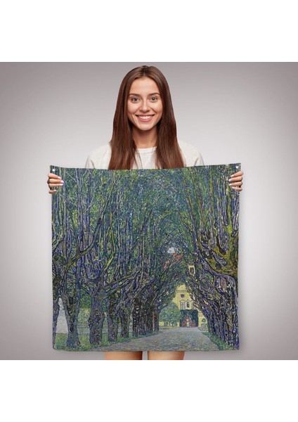 Allee At Schloss Kammer, Gustav Klimt Duvar ÖRTÜSÜ-8342
