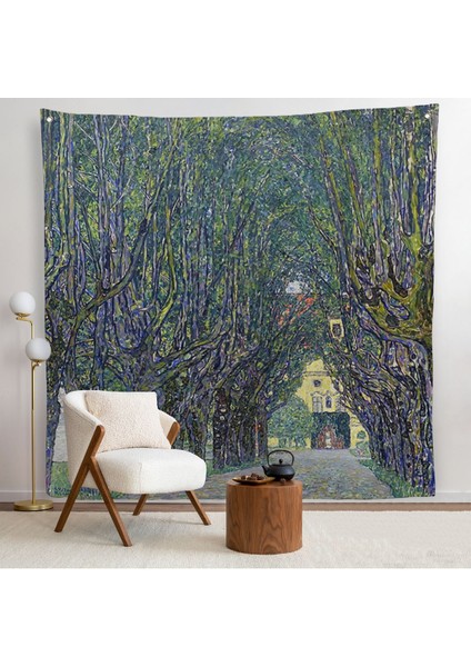 Allee At Schloss Kammer, Gustav Klimt Duvar ÖRTÜSÜ-8342