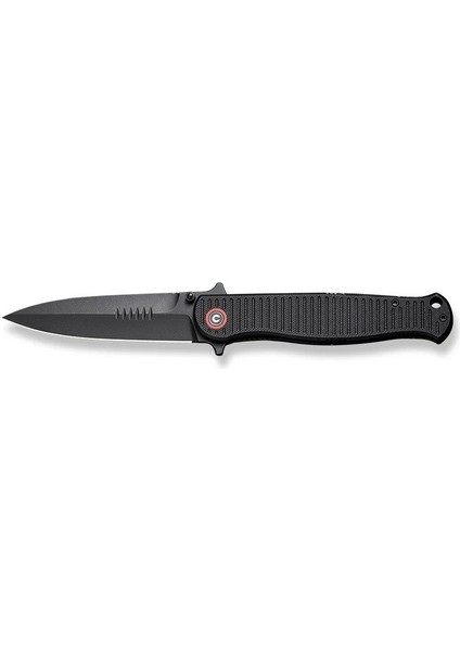 RS71 Flipper & Thumb Stud Knife All Black G10 Handle Çakı