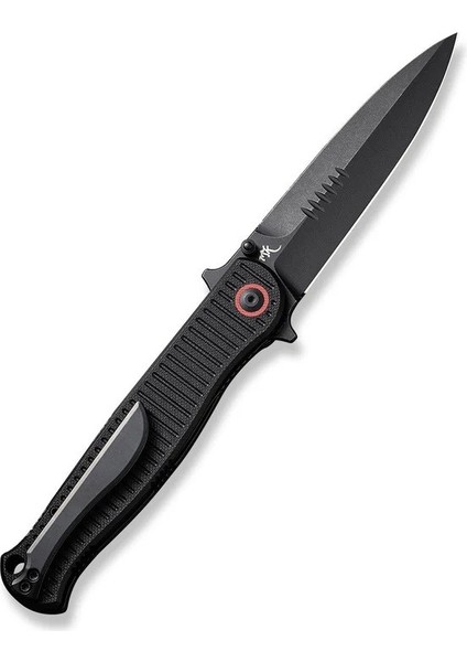 RS71 Flipper & Thumb Stud Knife All Black G10 Handle Çakı modelleri