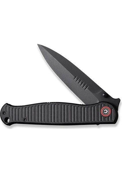 RS71 Flipper & Thumb Stud Knife All Black G10 Handle Çakı fırsatları