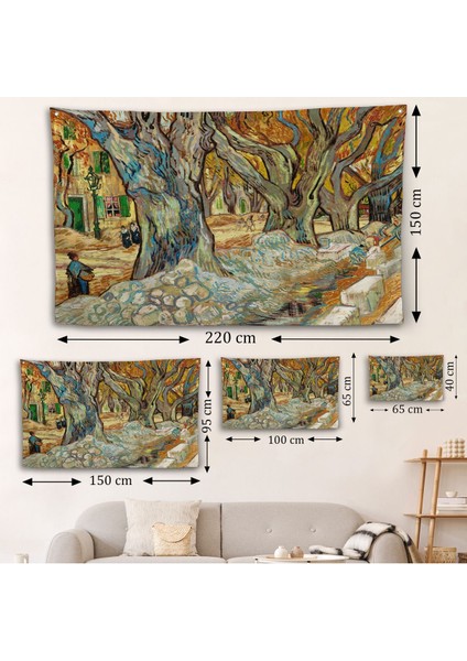 Vincent Van Gogh Sokak Emekçileri Duvar ÖRTÜSÜ-7167 fırsatları
