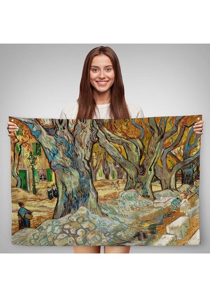 Vincent Van Gogh Sokak Emekçileri Duvar ÖRTÜSÜ-7167