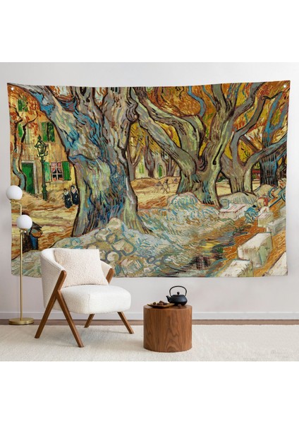 Vincent Van Gogh Sokak Emekçileri Duvar ÖRTÜSÜ-7167