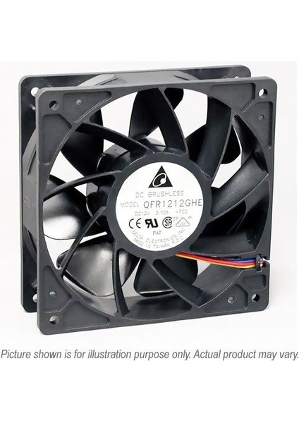 12CM 12V 2.7A QFR1212GHE 6000RPM Soğutma Fanı 120X120X38MM