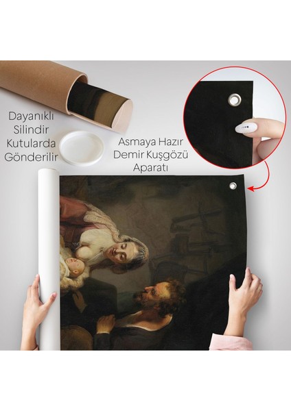 Rembrandt - Kutsal Aile Duvar Örtüsü - The Holy FAMILY-7431 indirimleri