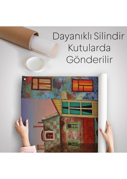 Aşık Çift Kanvas Duvar Örtüsü - HALISI-6179 indirimleri