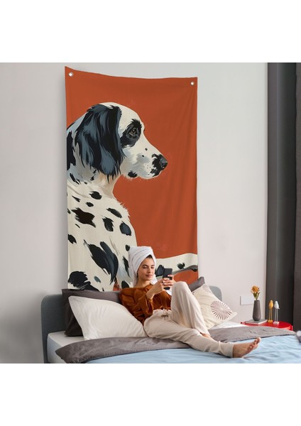 Sevimli Dalmaçyalı Köpek Duvar ÖRTÜSÜ-7578 fiyatları