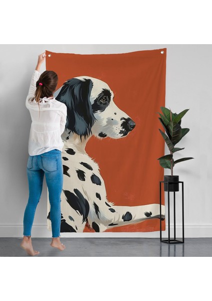 Sevimli Dalmaçyalı Köpek Duvar ÖRTÜSÜ-7578 modelleri