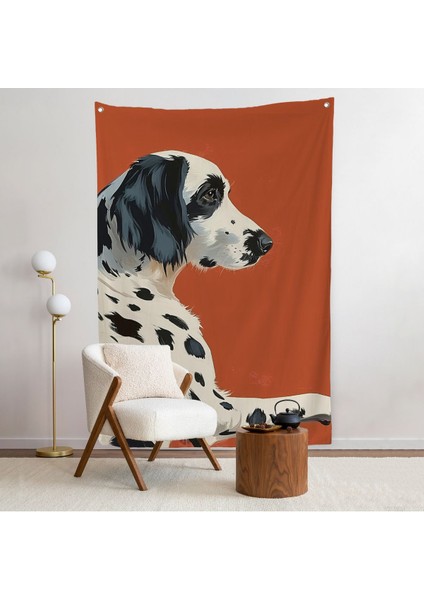 Sevimli Dalmaçyalı Köpek Duvar ÖRTÜSÜ-7578