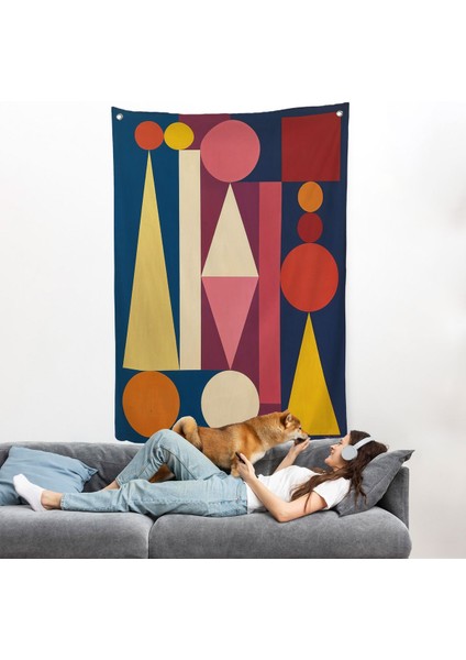 Auguste Herbin - Dimanche Duvar ÖRTÜSÜ-8111