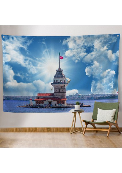 Kız Kulesi Manzarası Duvar ÖRTÜSÜ-HALISI-6515