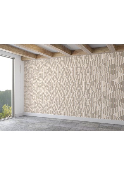 Geometrik Desenli Duvar KAĞIDI-5776 fiyatları