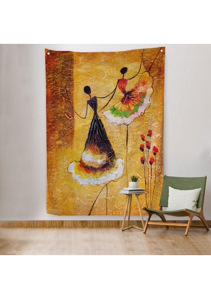 Dans Eden Kadınlar Duvar Örtüsü - HALISI-5924