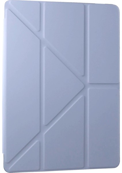 Samsung Galaxy X510 Tab S9 Fe 11 Kılıf Kalemlikli Mars Tablet Kılıfı - Açık Mor Nrmsa