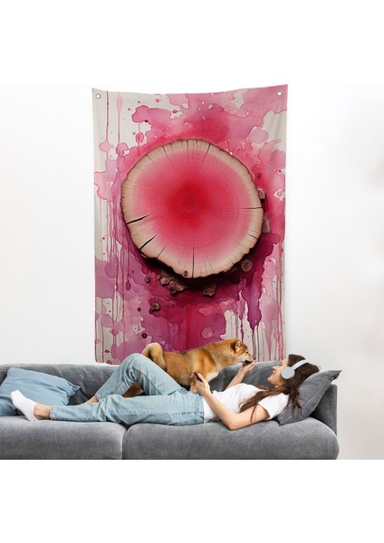 Keşilmiş Kanlı Ağaç Duvar ÖRTÜSÜ-7653