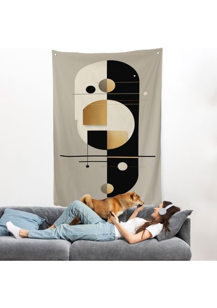 Dekoratif Soyut Duvar ÖRTÜSÜ-8012