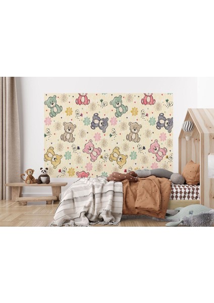 DK001 Seri Ayıcık Desenli Duvar KAĞIDI-5706 modelleri