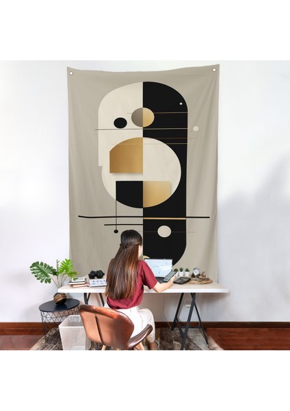 Dekoratif Soyut Duvar ÖRTÜSÜ-8012