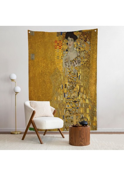 Gustav Klimt - Adele Bloch-Bauer I'in Portre Duvar ÖRTÜSÜ-7378