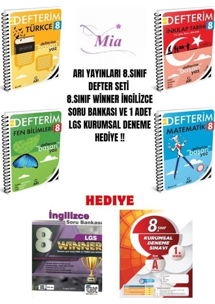 8.sınıf Lgs Arı Defter Set
