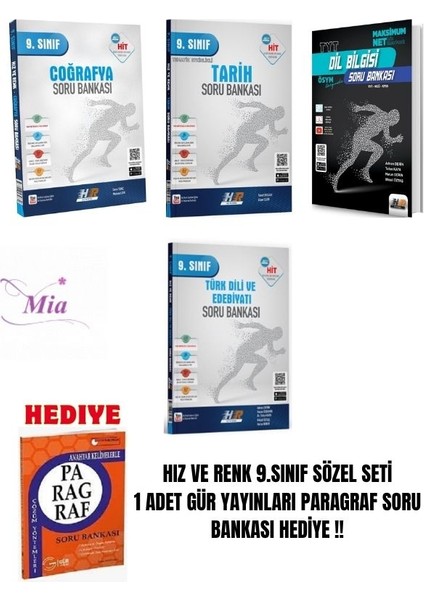 9.sınıf Hız ve Renk Sözel Set