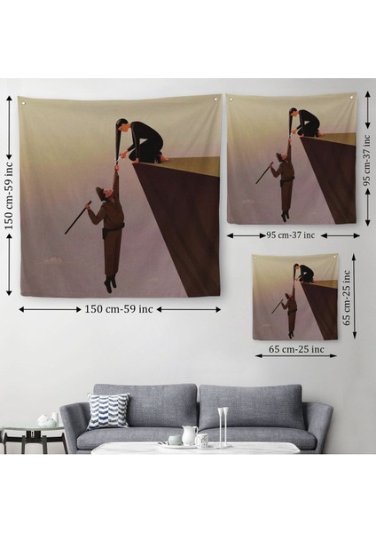 Gericiliğin Resmi Kanvas Duvar ÖRTÜSÜ-HALISI-5850 modelleri