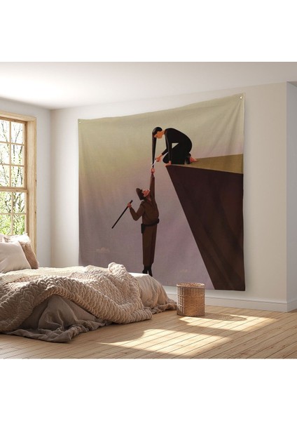 Gericiliğin Resmi Kanvas Duvar ÖRTÜSÜ-HALISI-5850