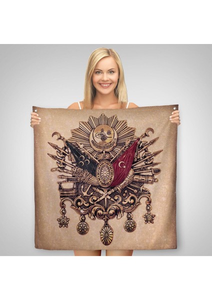 Osmanlı Tuğrası Dekoratif Kanvas Duvar ÖRTÜSÜ-HALISI-5804 fiyatları