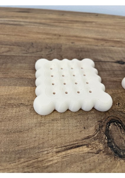 Bisküvi Şeklinde Bardak Altlığı-4'lü modelleri