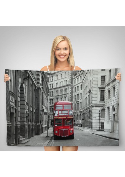 Londra Kırmızı Otobüs Duvar ÖRTÜSÜ-HALISI-6622 fiyatları