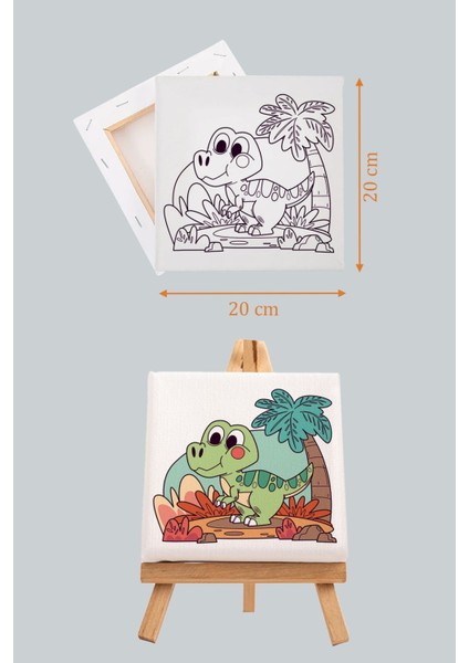 Sevimli Denizkızı ve Pembe Yunus, Çocuk Eğitici Tuval Boyama SETI-9186 fırsatları