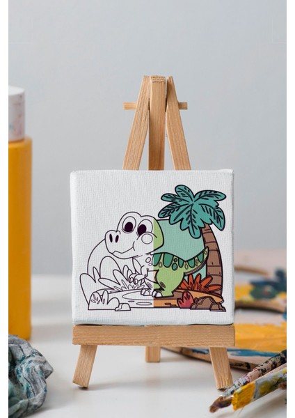 Sevimli Denizkızı ve Pembe Yunus, Çocuk Eğitici Tuval Boyama SETI-9186 indirimleri