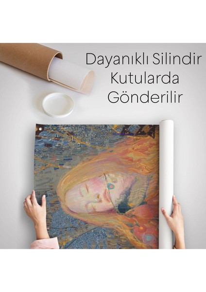 Sarışın Güzel Kadın Duvar Örtüsü - HALISI-6100 indirimleri