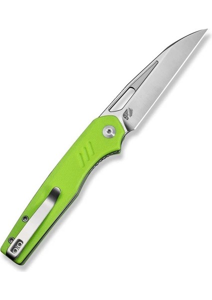 Guile Front Flipper & Thumb Hole Knife Green G10 Handle Satin Finished Çakı modelleri