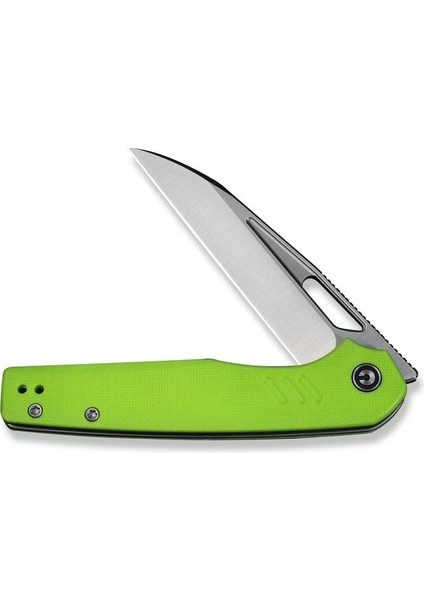 Guile Front Flipper & Thumb Hole Knife Green G10 Handle Satin Finished Çakı fırsatları