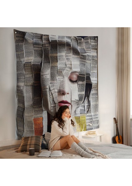 Gazete ve Dergilerden Kadın Duvar ÖRTÜSÜ-8365 fiyatları