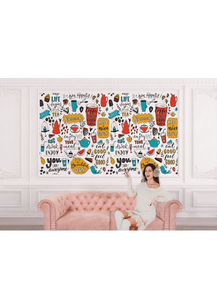 Mutfak Cafe ve Restoran Modern Duvar KAĞIDI-5712 modelleri