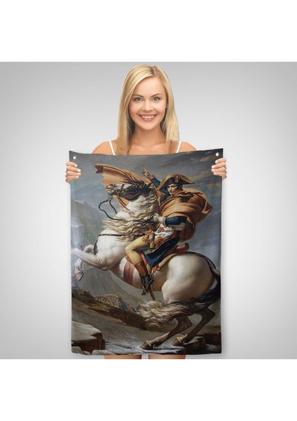 Bonaparte Franchissant Le Grand-Saint-Bernard Duvar Örtüsü - HALISI-6296 fiyatları