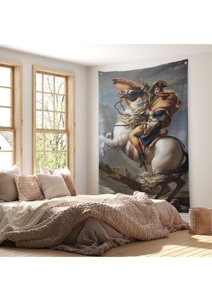 Bonaparte Franchissant Le Grand-Saint-Bernard Duvar Örtüsü - HALISI-6296