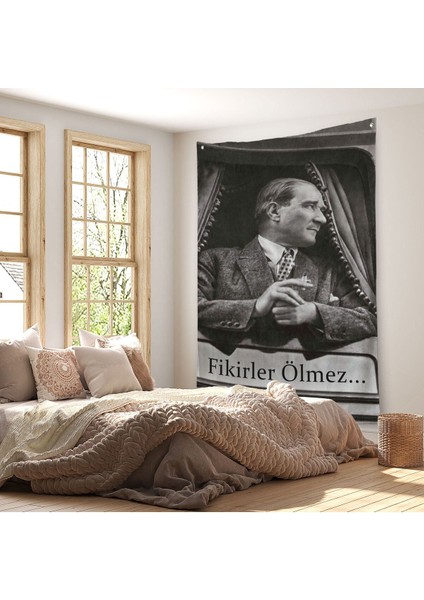 Atatürk'ün Doğu Ekspresinde Fotoğrafı Duvar Örtüsü - HALISI-6222