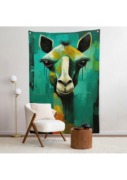 Sevimli Zürafa Duvar ÖRTÜSÜ-7963