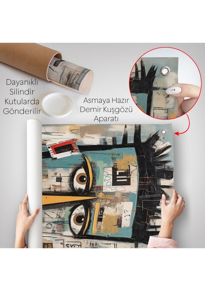 Sürreal Insan Yüzü Duvar ÖRTÜSÜ-7999 indirimleri