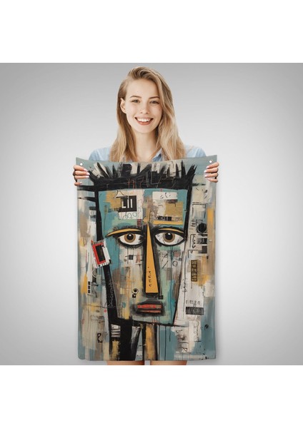 Sürreal Insan Yüzü Duvar ÖRTÜSÜ-7999